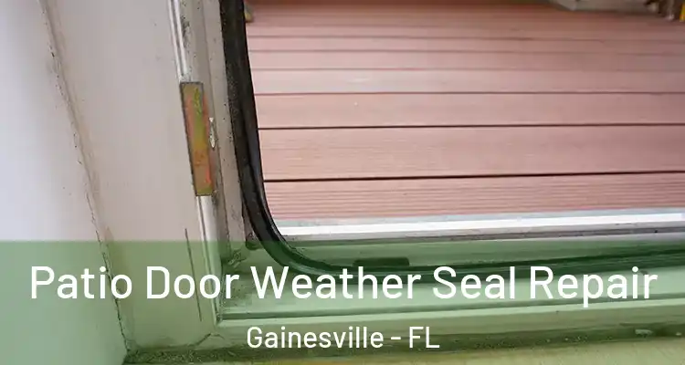  Patio Door Weather Seal Repair Gainesville - FL